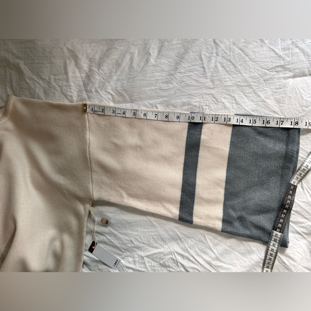 LUCCA Cream and Gray Jumpsuit KNITTED 
NAVY - - Picture 8 of 14